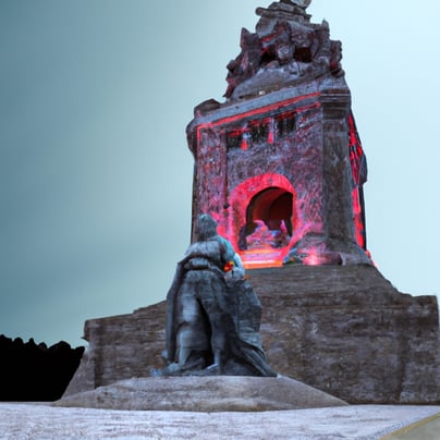 Kaiser Wilhelm Monument in Teutoburgerwald Germany