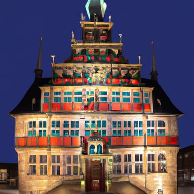 OLD TOWN HALL, LIPPSTADT in Teutoburgerwald Germany